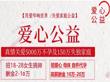 颍上捐卵助孕生子 爱心志愿者招募